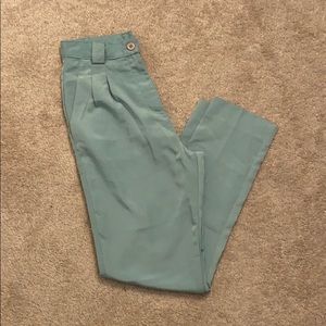 American Apparel tapered pleated pants